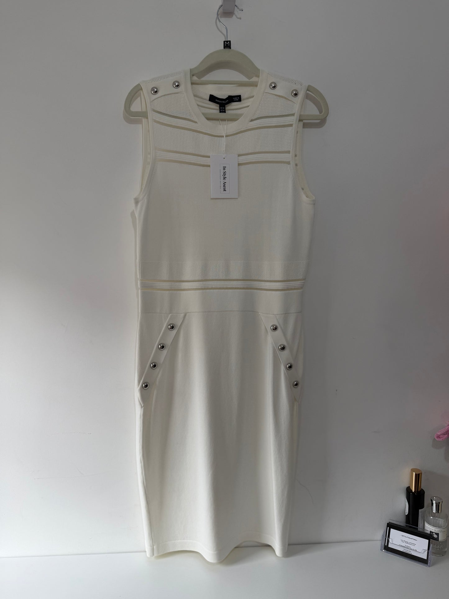 Preloved, White  Karen Millen  Dress, Size M
