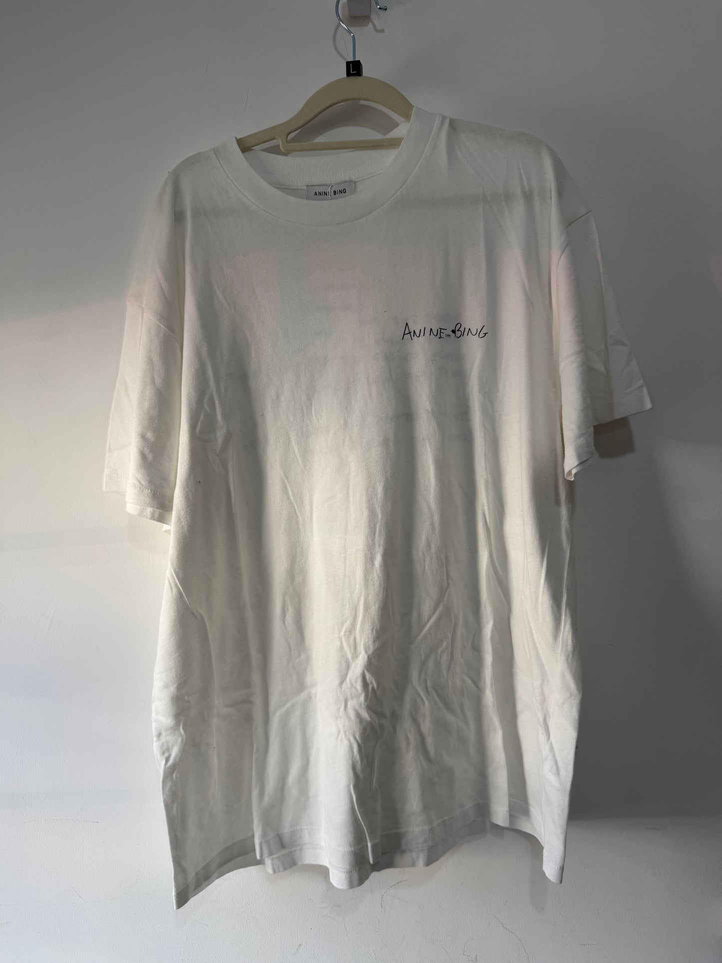 Preloved Anine Bing T-Shirt Size L White