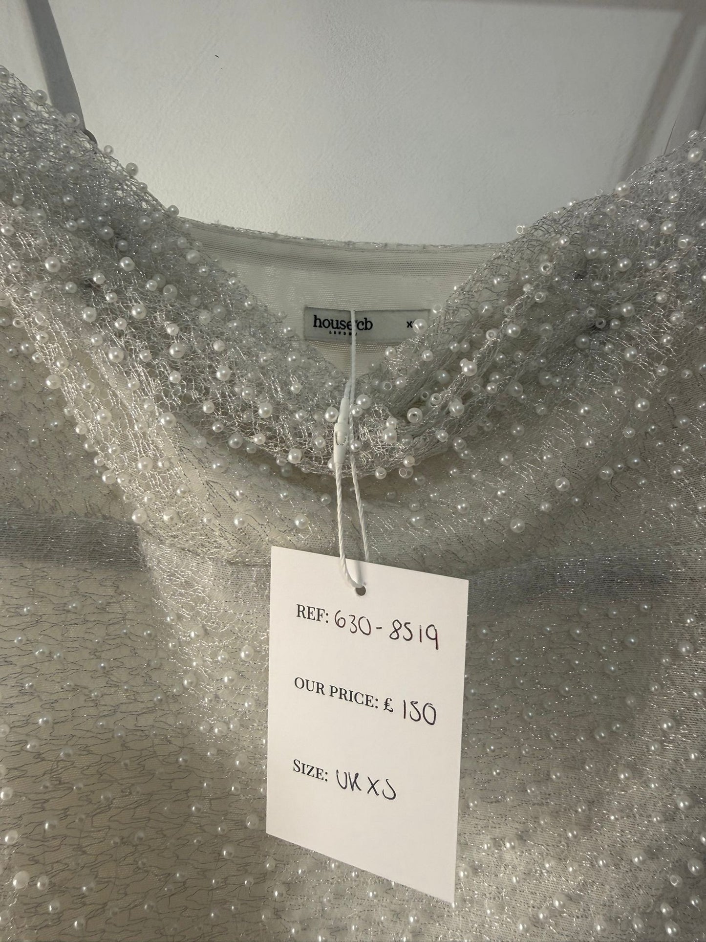 Preloved, Silver Pearl  House of CB Dress, XS