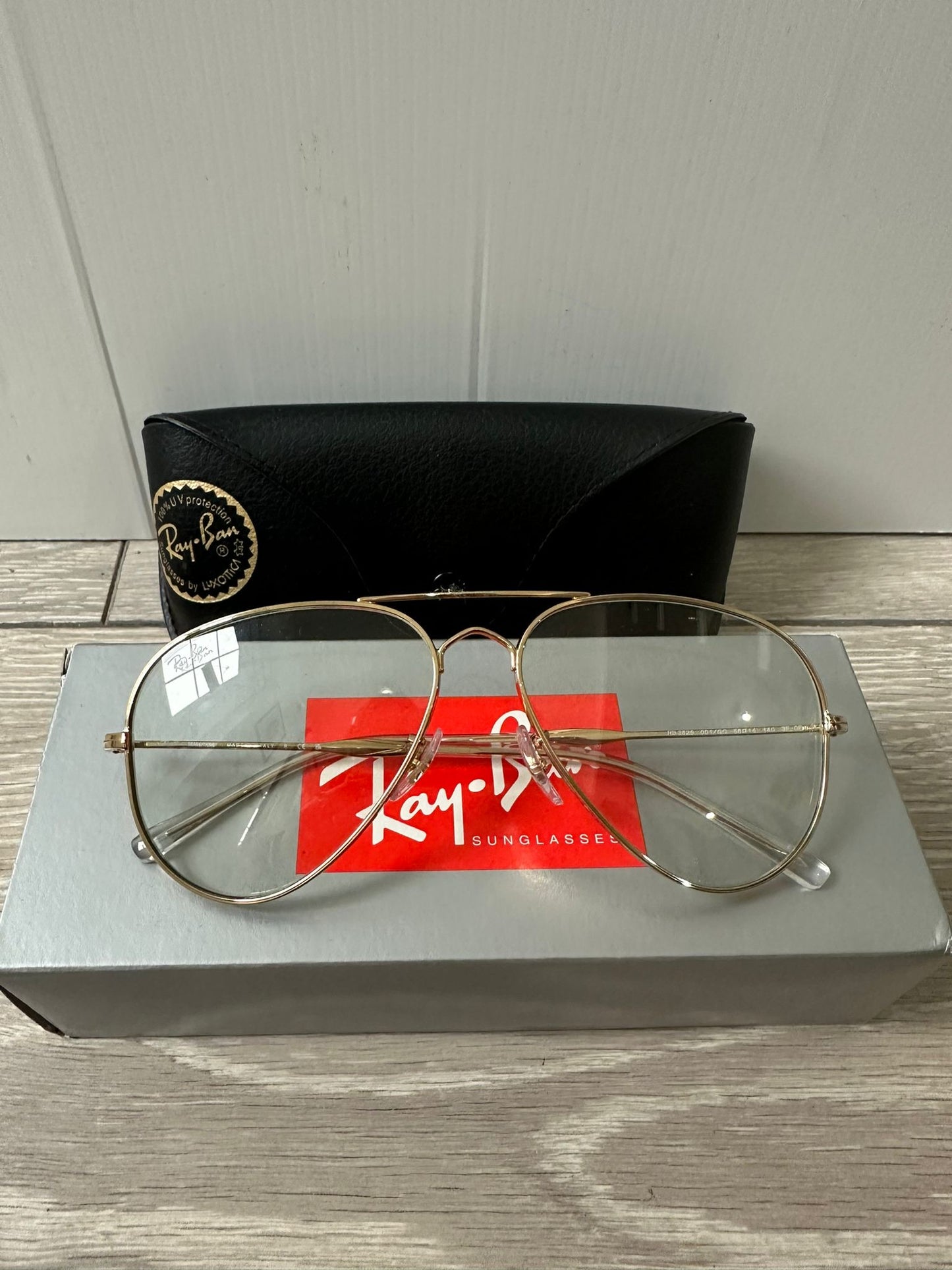 Clear Rayban Sunglasses