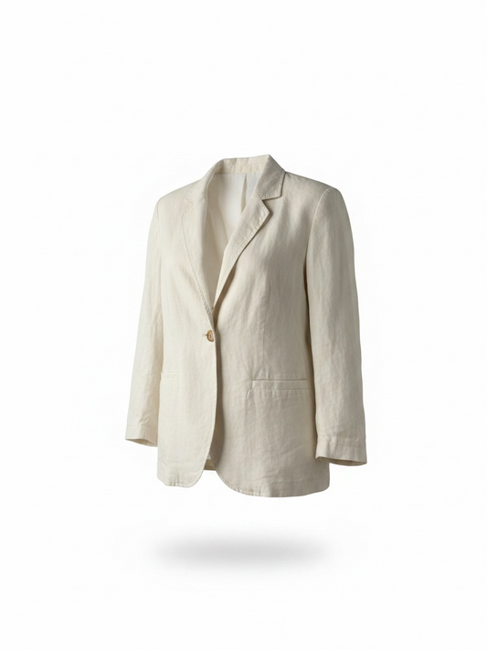 Preloved Busby & Fox Blazer Size M Ivory