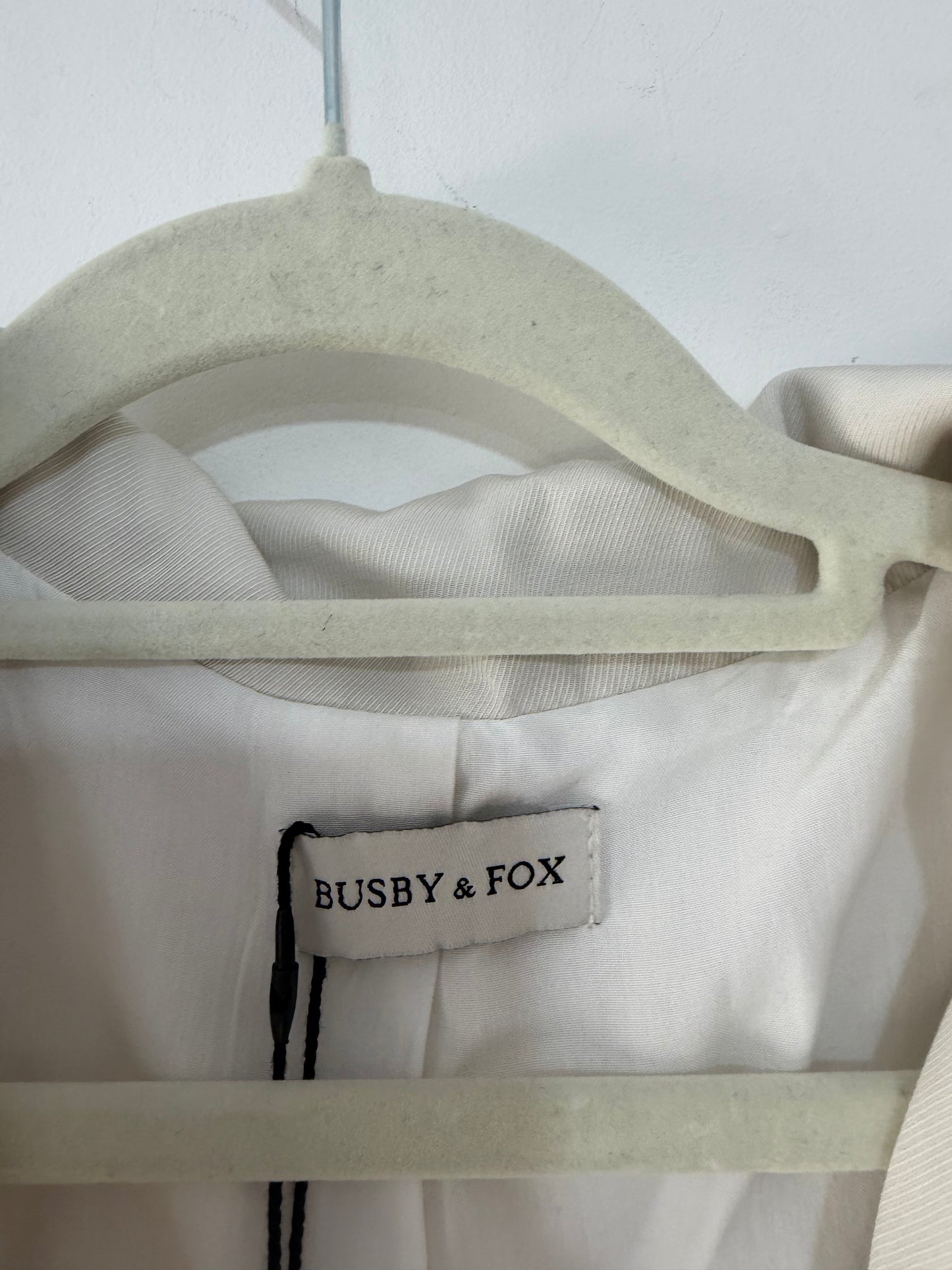 Preloved Busby & Fox Blazer Size M Ivory
