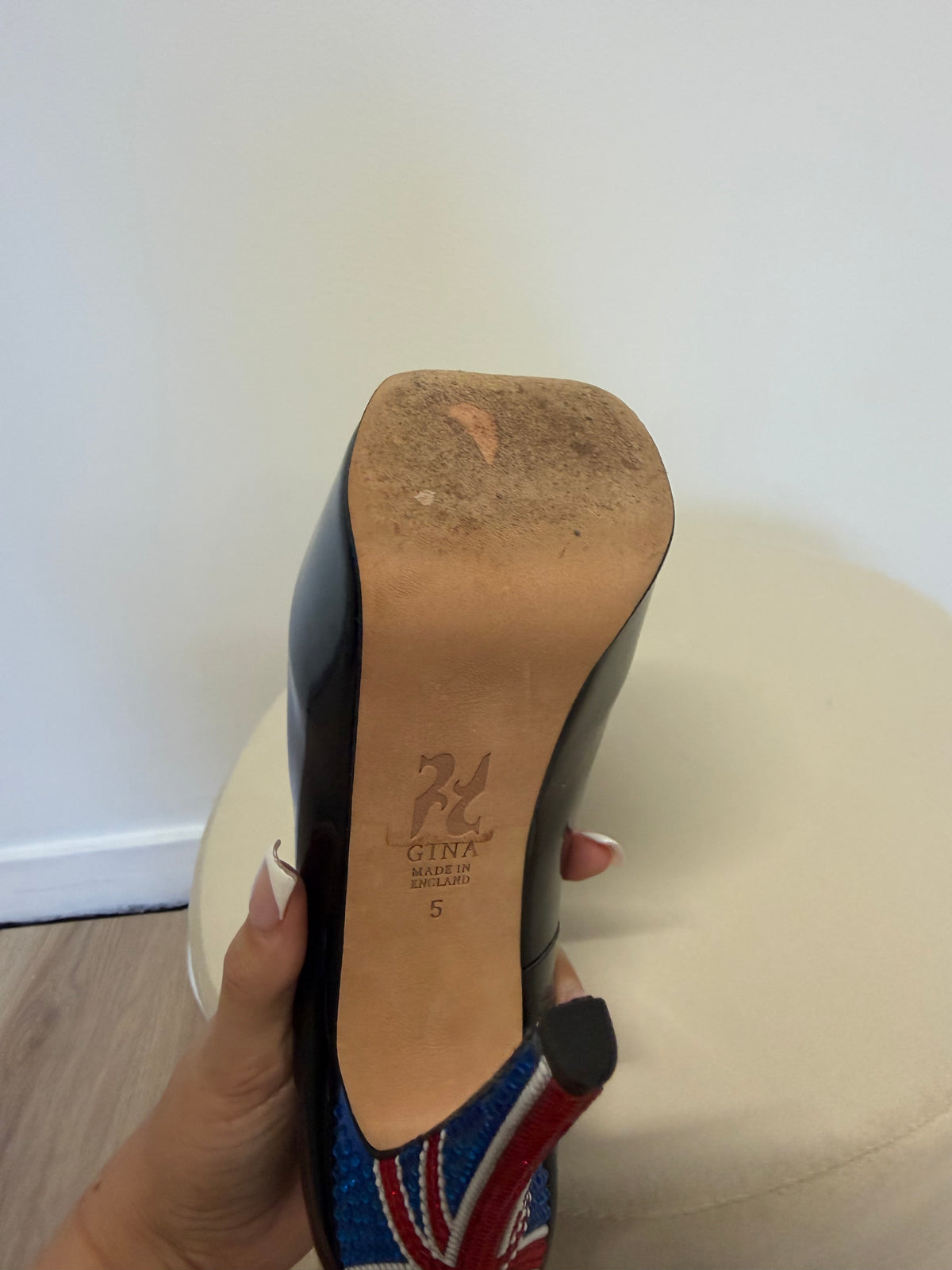 Preloved Gina Heels Size 5 Black