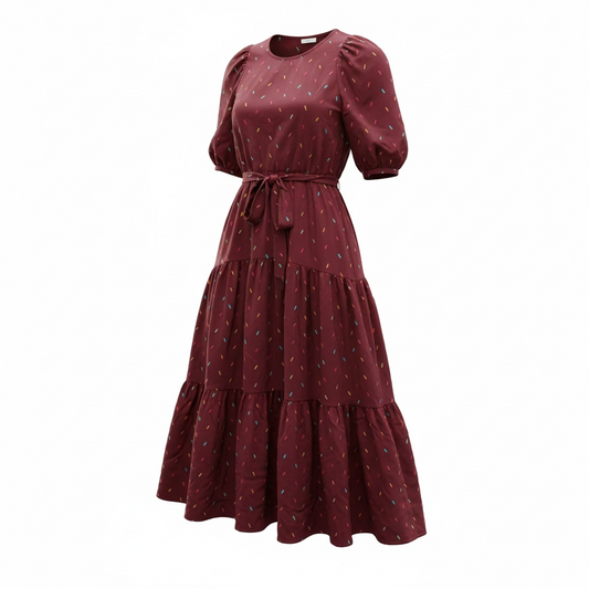 Burgundy Ghost Dress, Size XS
