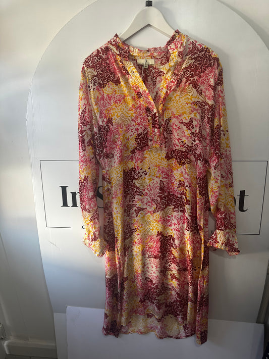 Red/yellow Charlotte sparre Dress, Size Medium