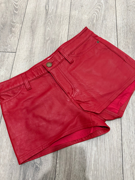 Red Charlotte Gainsbourg Shorts, W28