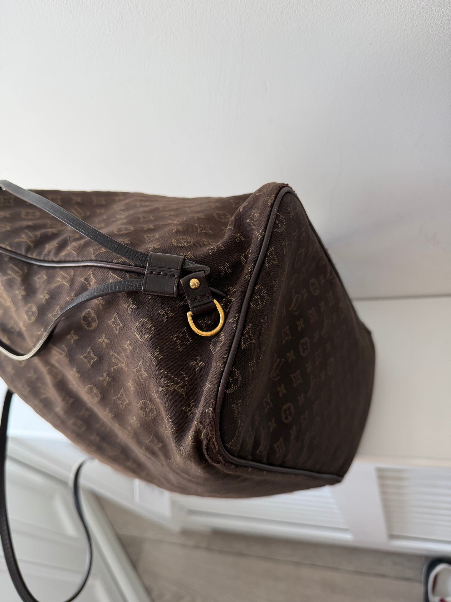 Pre-Loved Brown Monogram Neverfull MM in Idylle Louis Vuitton  Handbag