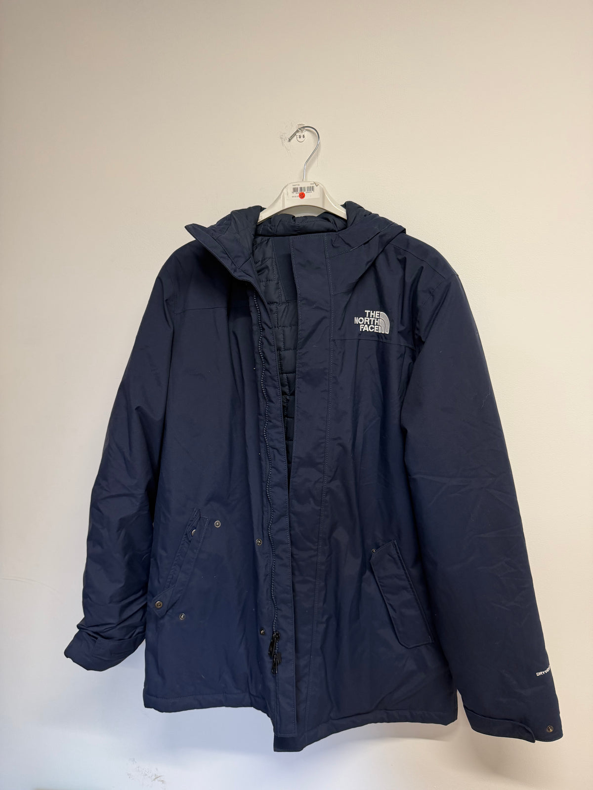 Preloved Mens The North Face Jacket Size M Navy