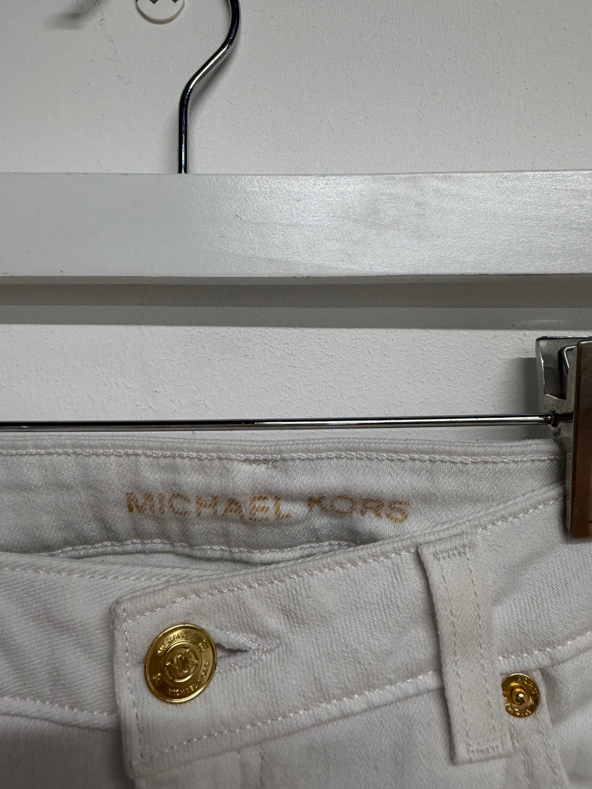 Preloved Michael Kors Jeans Size 12 White