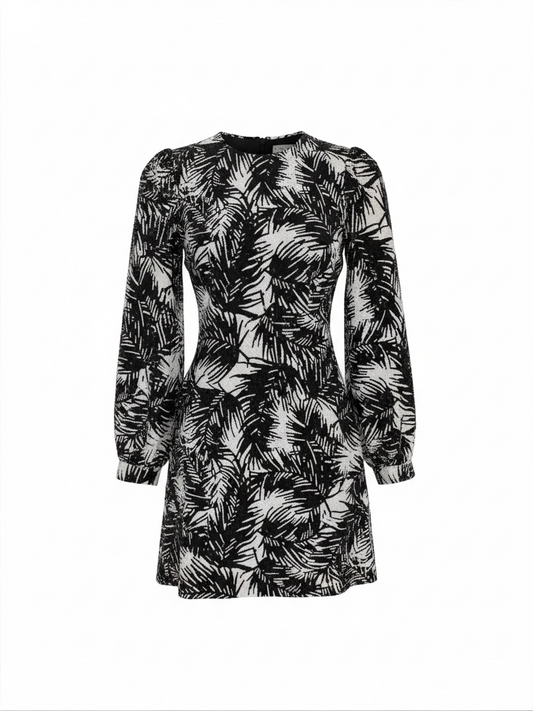 Preloved Michael Kors Dress Size 6 Black and White, BNWT