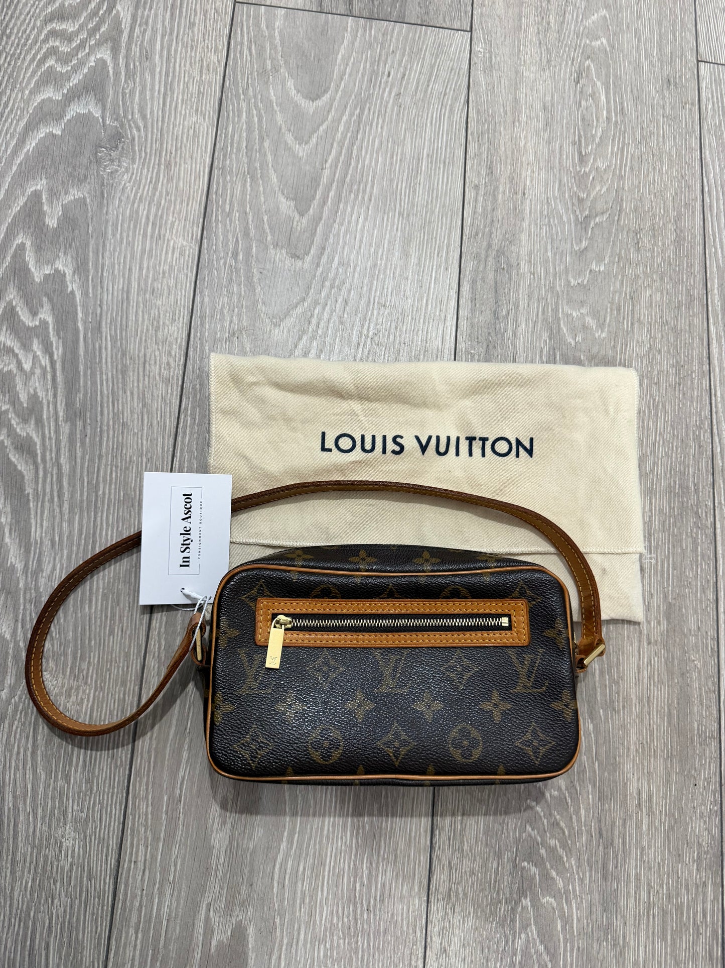 Monogram Louis Vuitton Pochette Cite Bag, Canvas