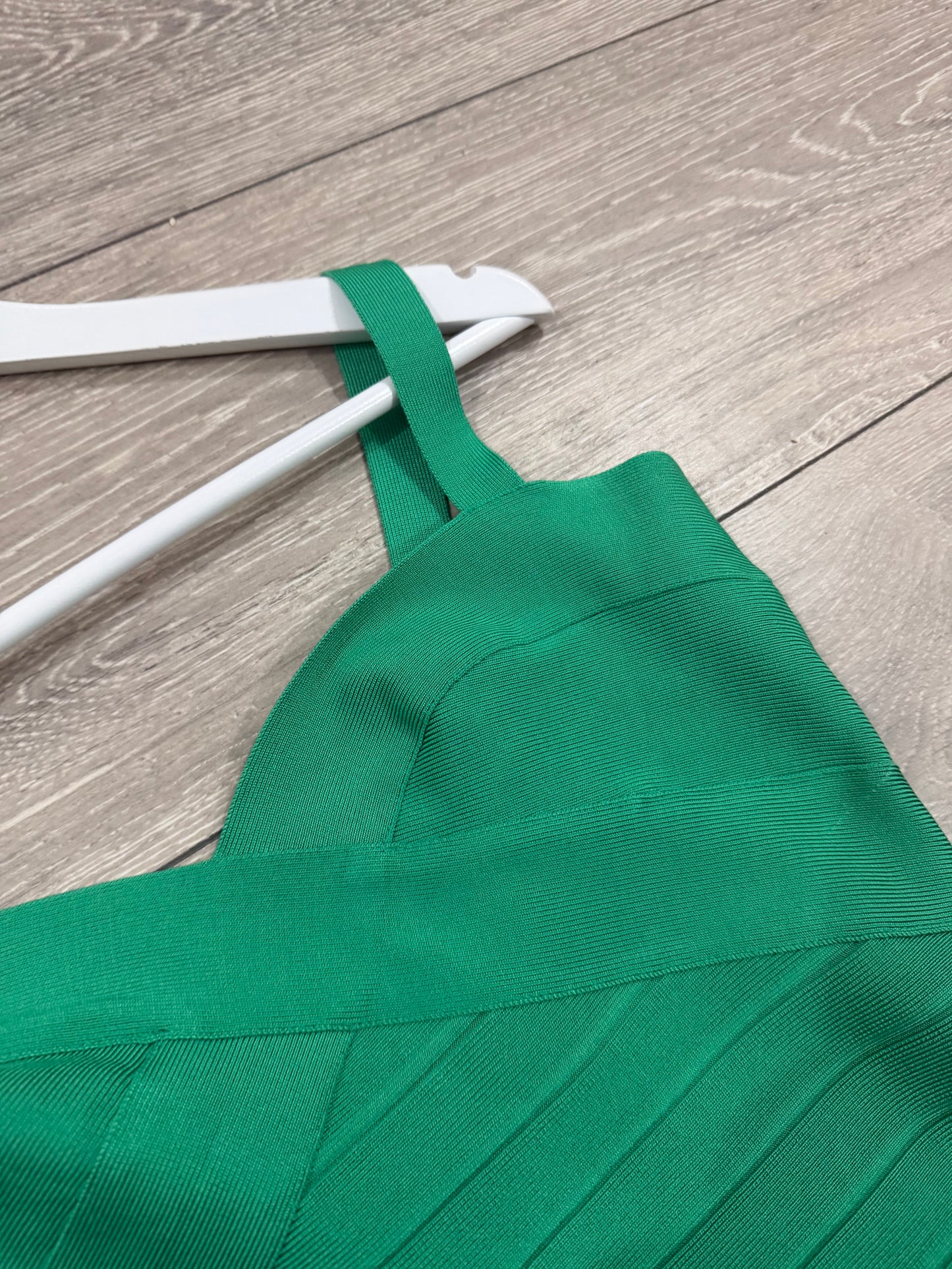 Green Herve Leger Bandage Dress, Size M (feels like S)