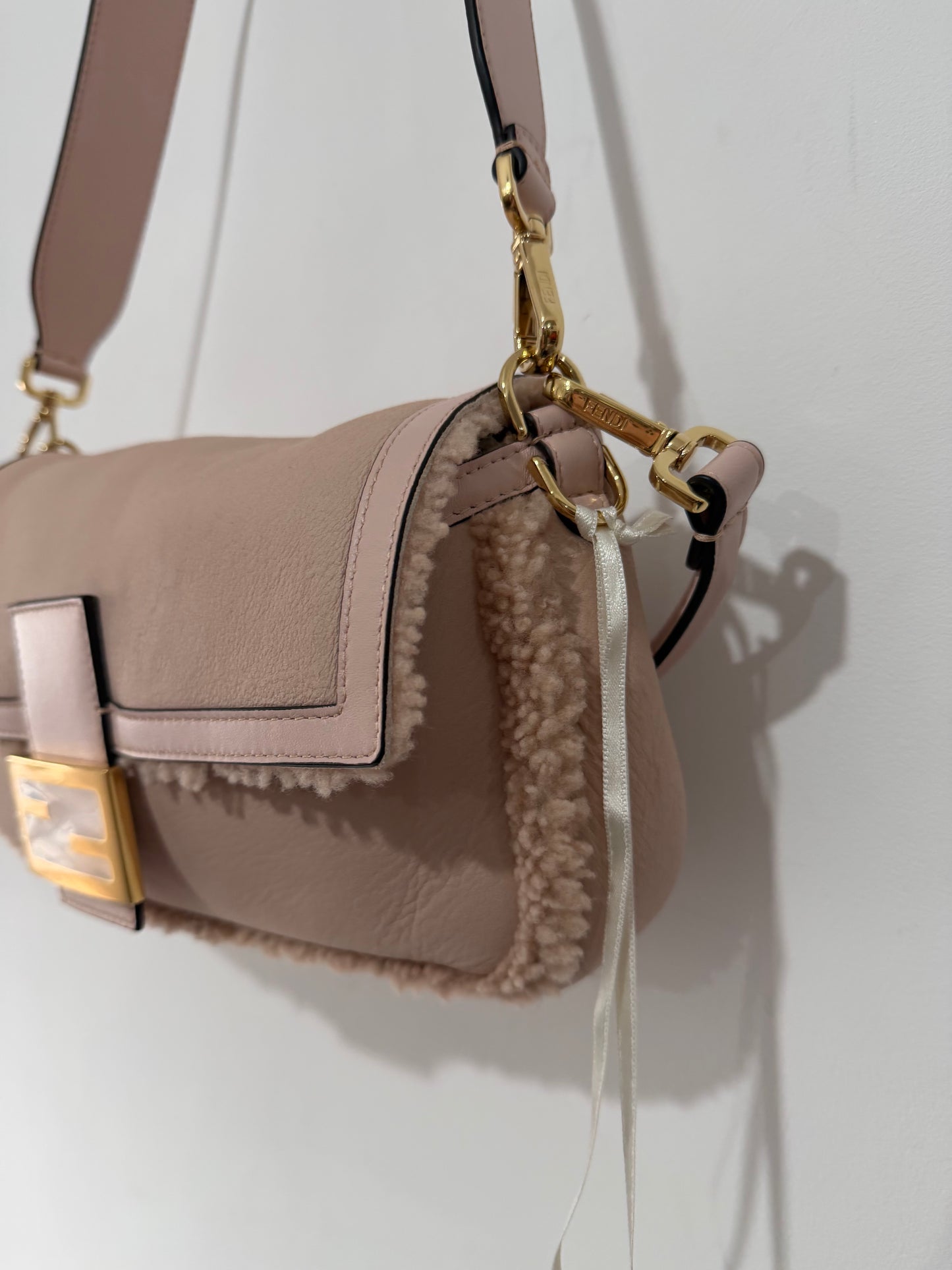 Pre-owned, Brand New Pink Fendi Baguette Bag