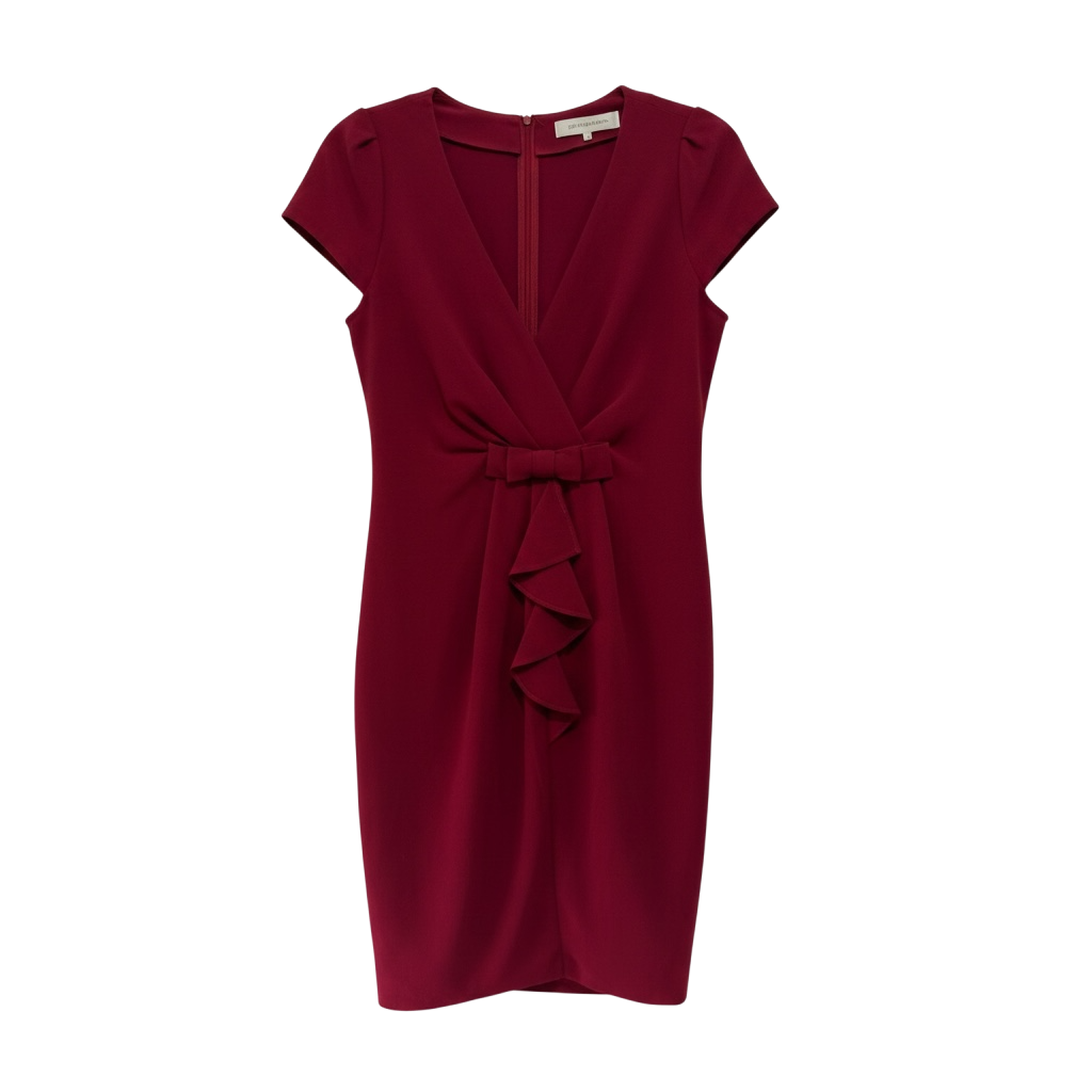 Preloved Burgundy Gerard Darel Dress, Size 14