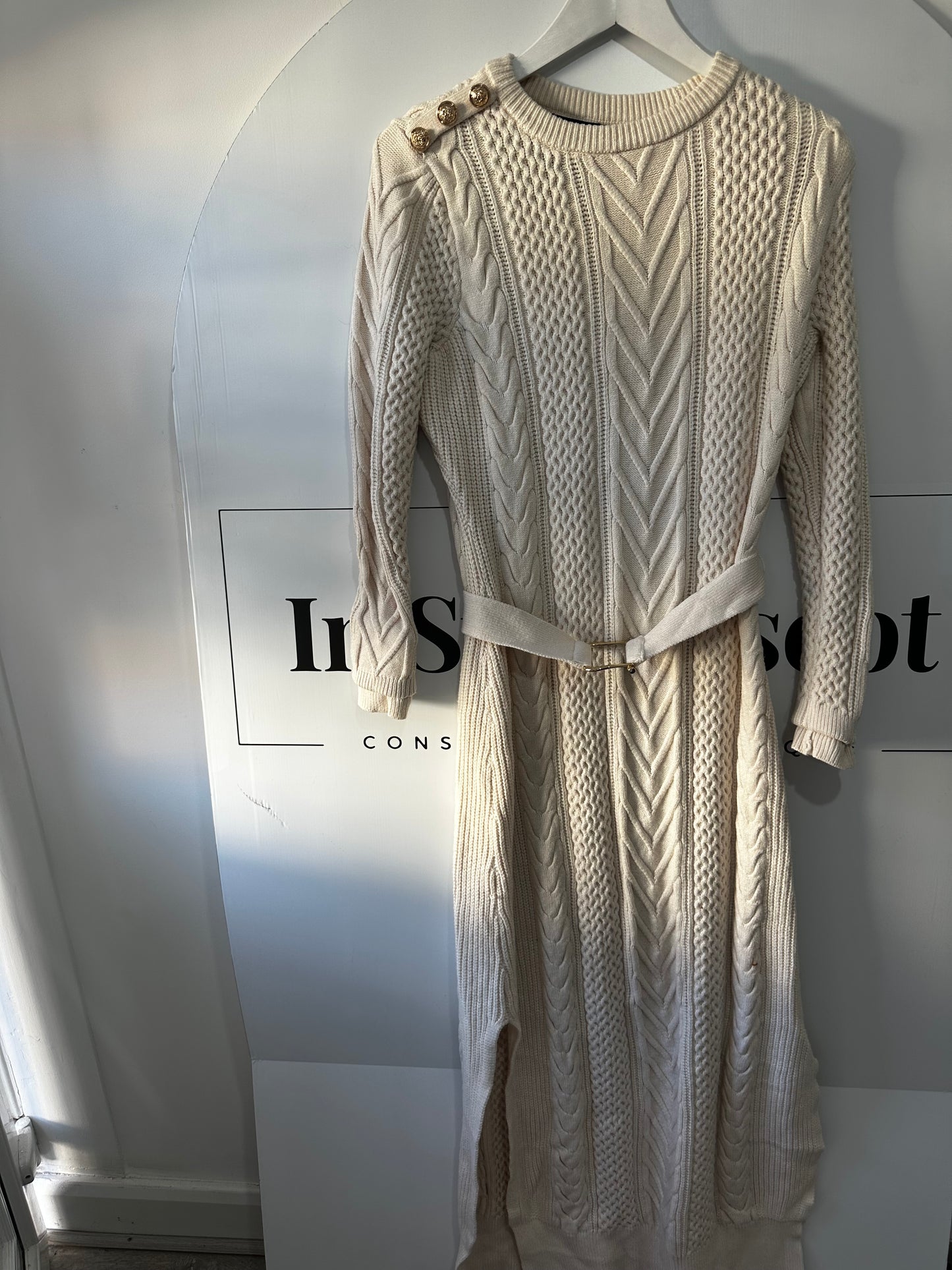 Cream Karen Millen Dress, 8