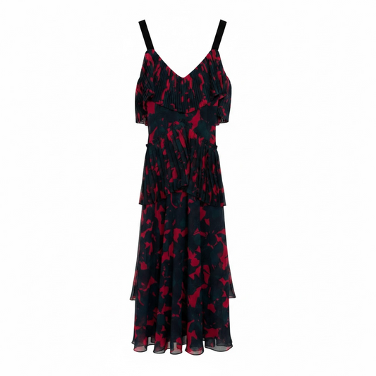 Preloved Geranium Pink Multi Jason Wu Dress, Small