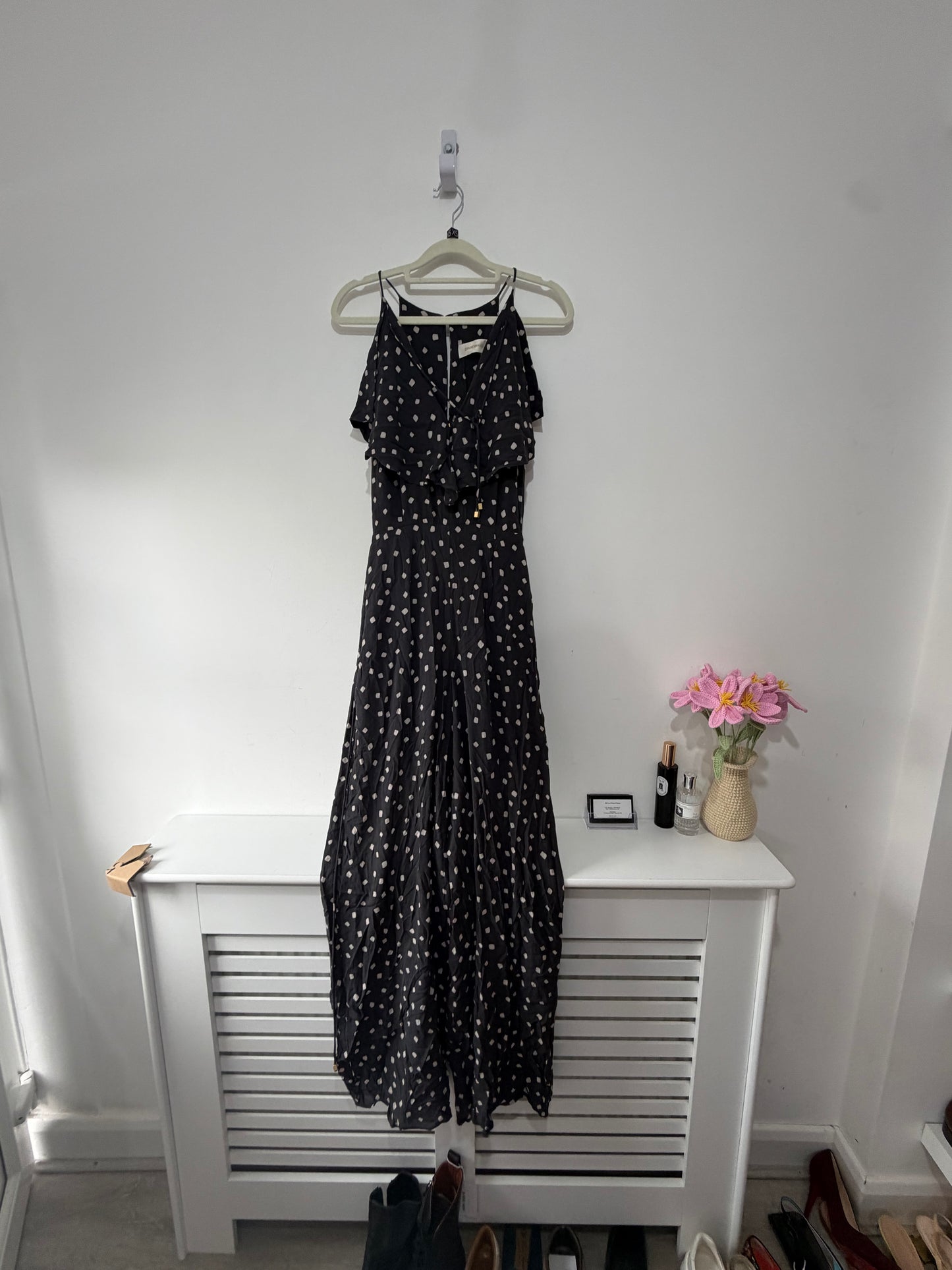 Preloved Zimmermann Jumpsuit Size XS (Zimmermann 0) Grey Polka Dot