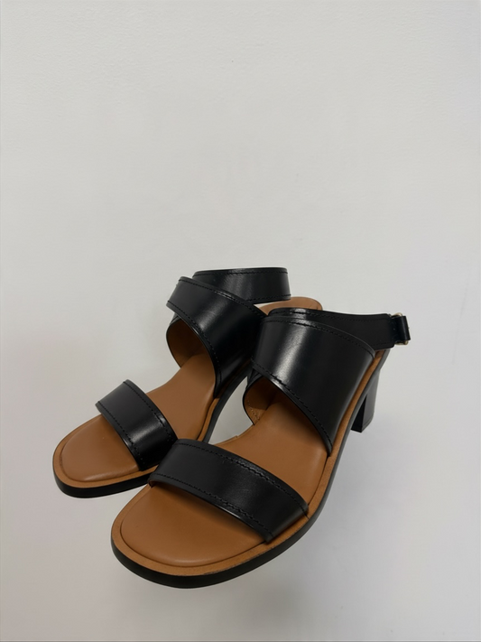 Preloved ME + EM Block Heels Size 38.5 - UK 5.5 Brown and Black