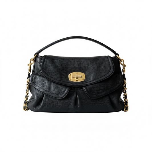 Vintage, Black Miu Miu Handbag, Pockets Hobo