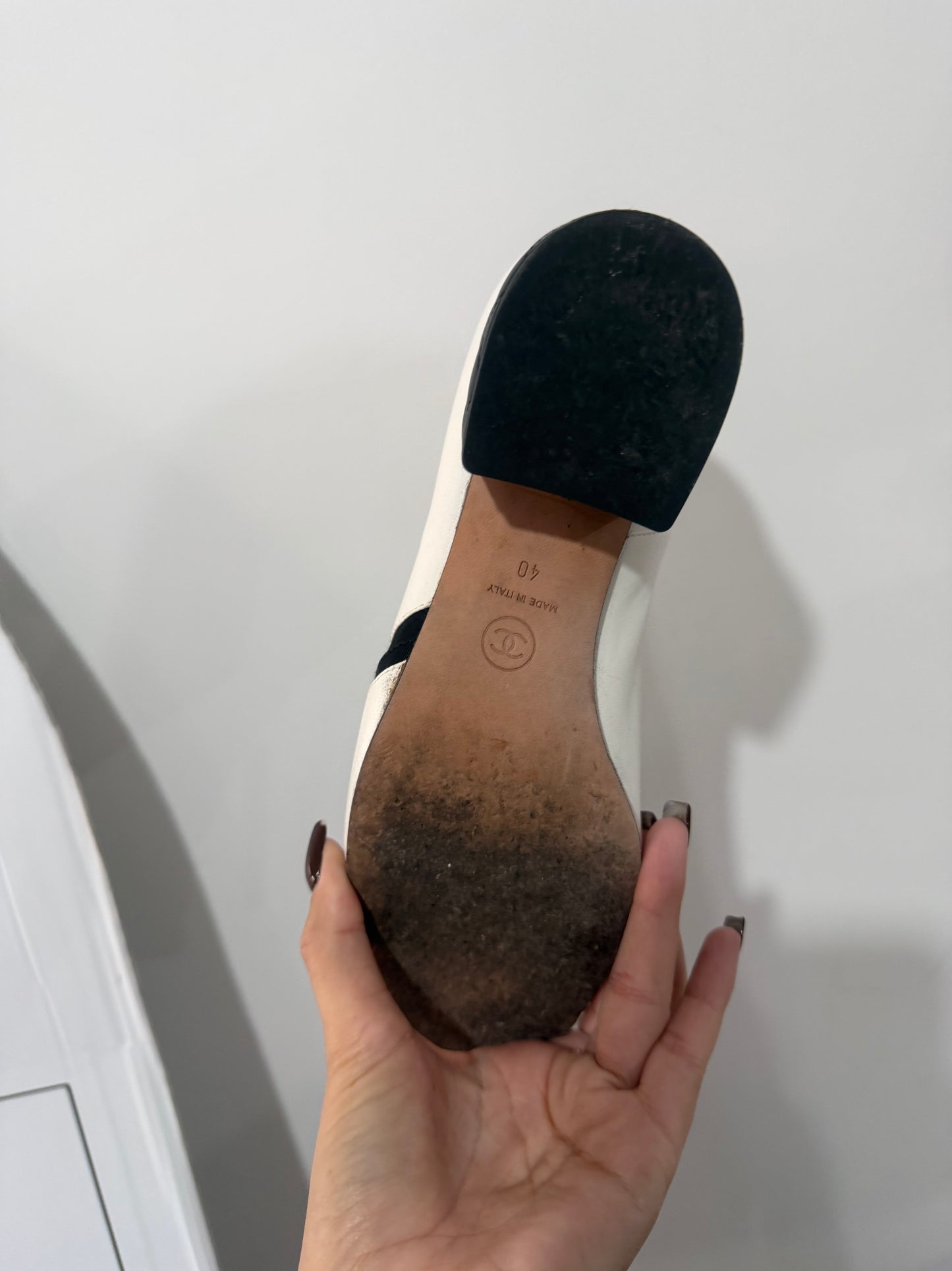 White Chanel Boots, Size 40 UK 7