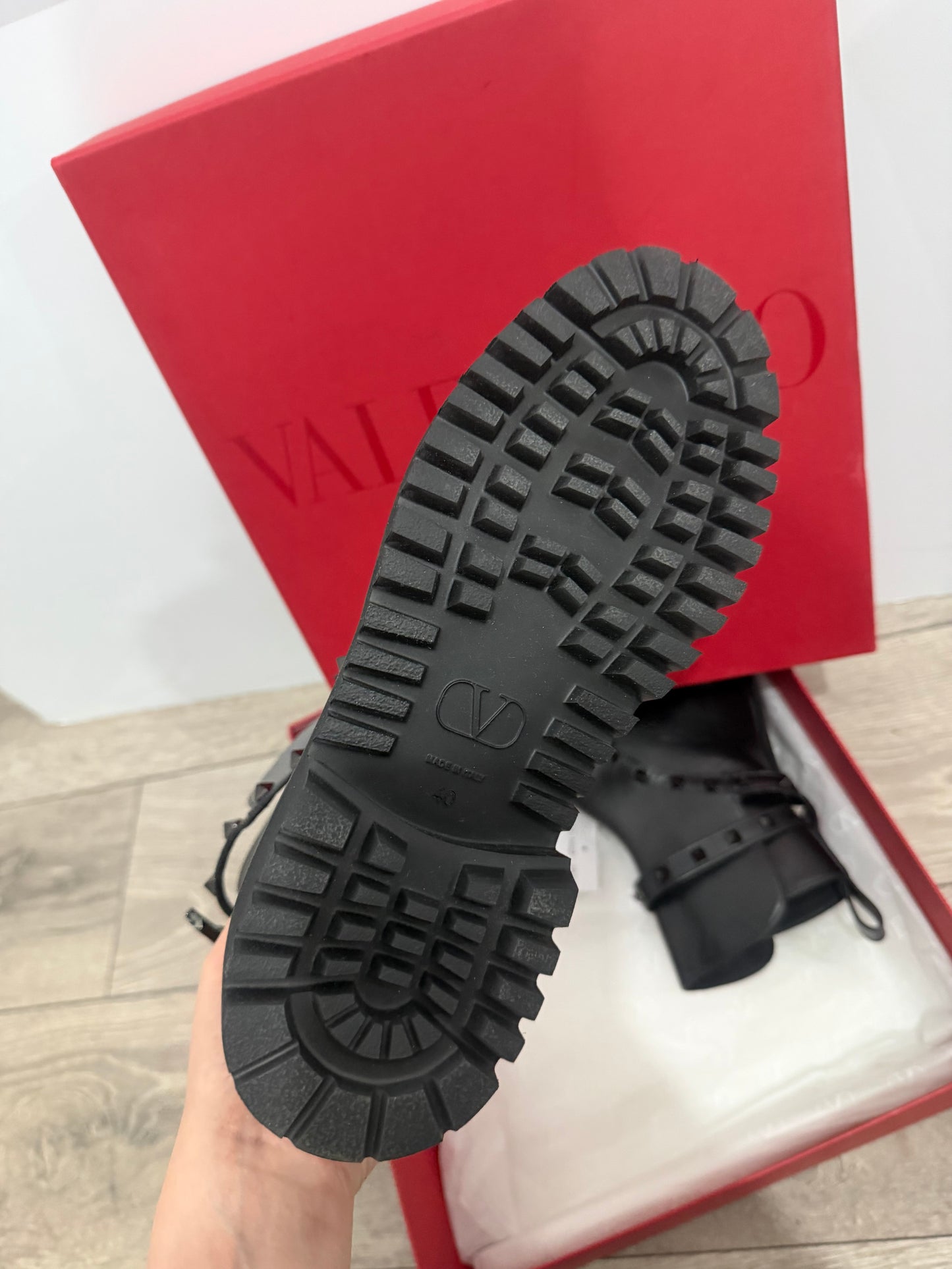 Black Valentino Garavani Boots, Brand New - UK 7