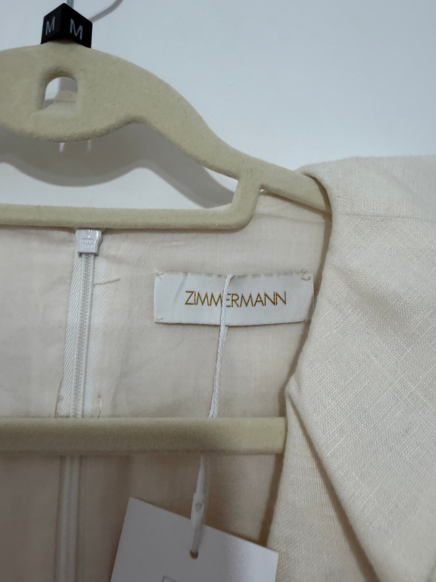 Pre-owned, Cream Zimmerman Dress, Size 12