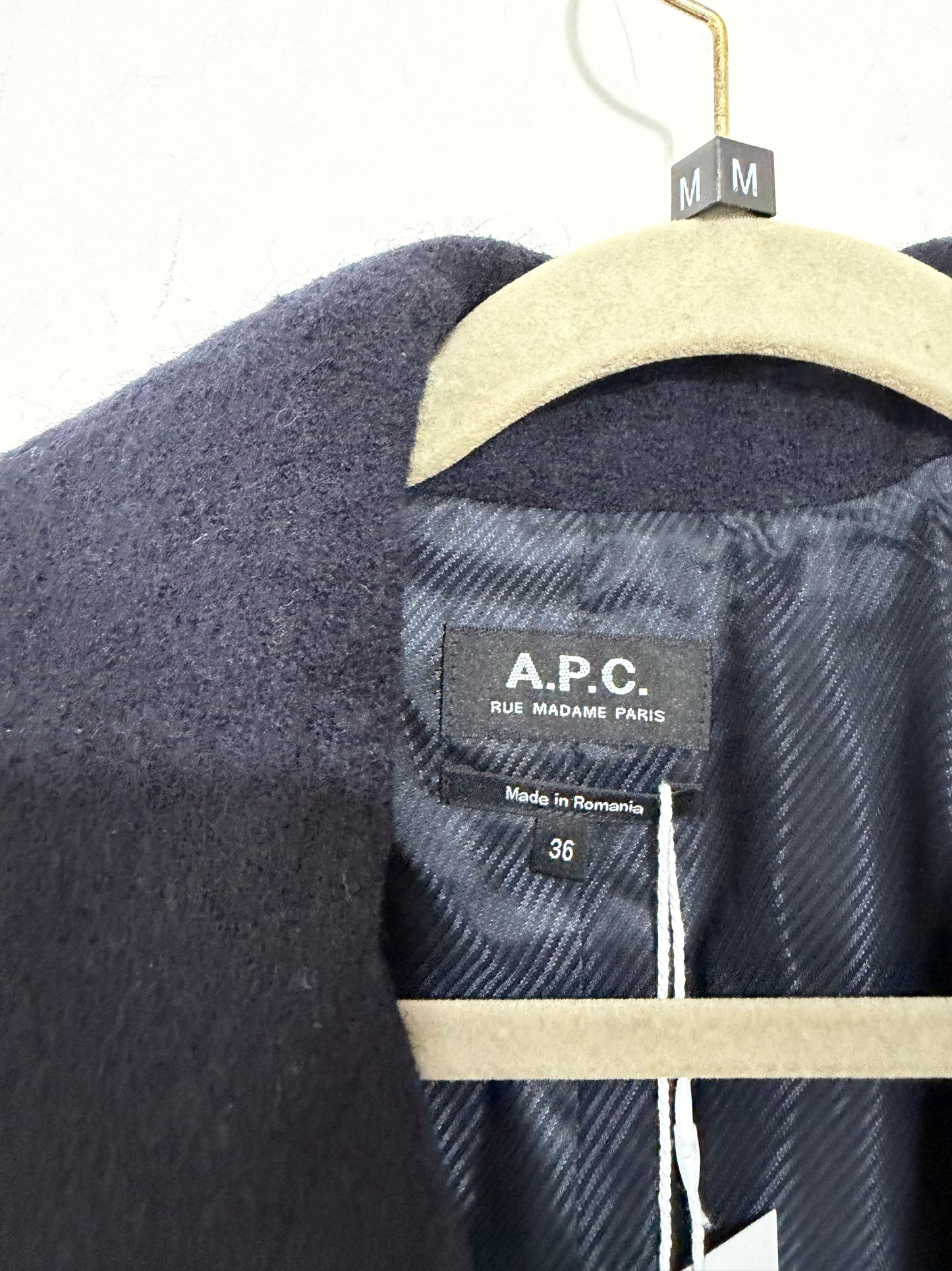 Preloved A.P.C Jacket Size 8-10 (Fits a 12) Navy