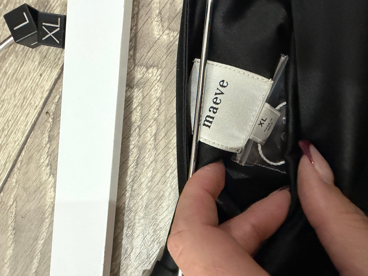 black with bows Maeve,Anthropology Skirt, Size XL