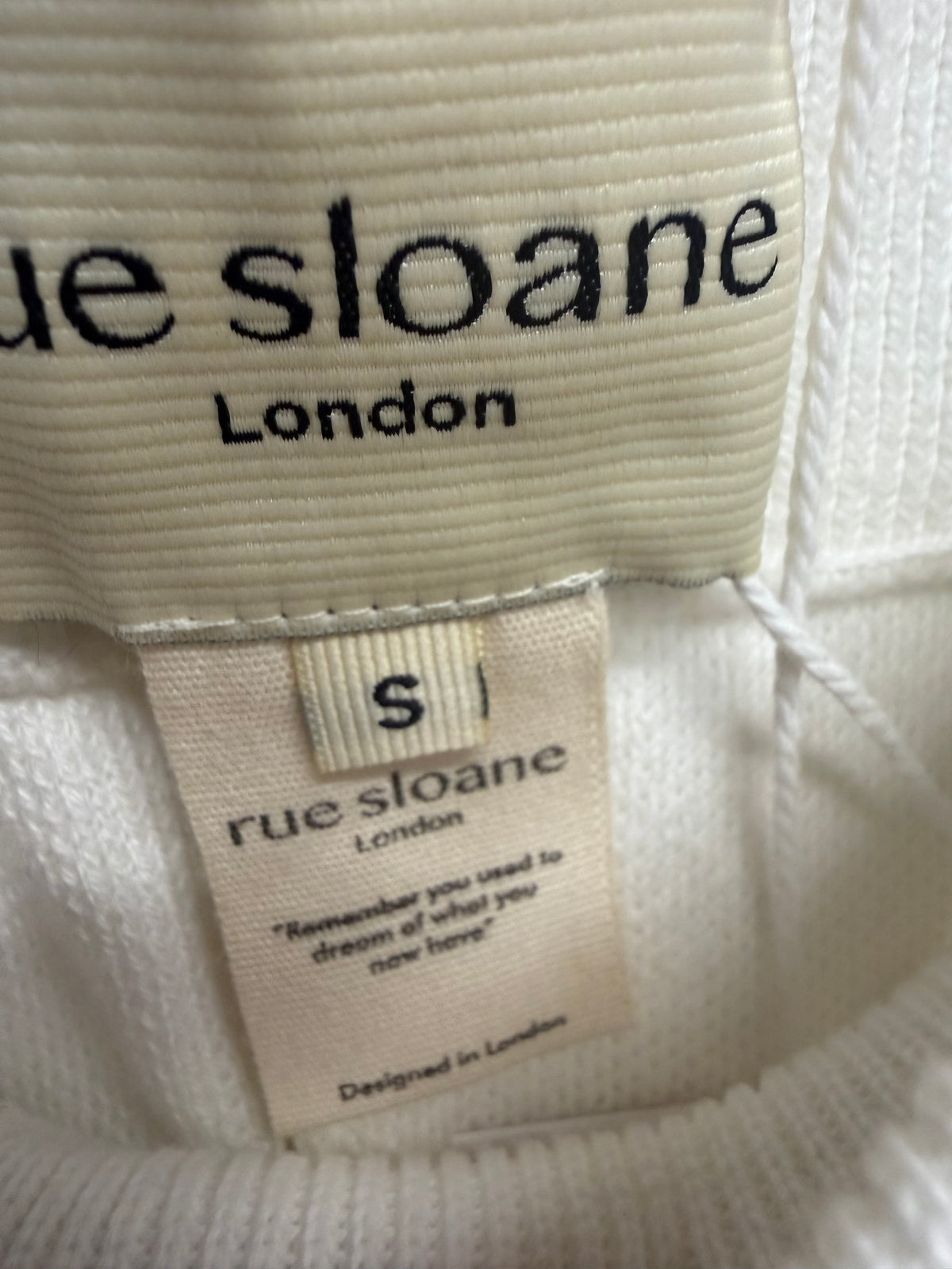 Preloved Rue Sloane Trousers Size Small White
