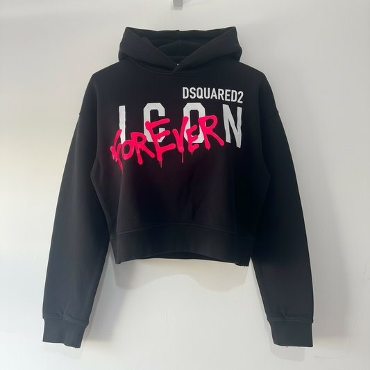 Pre-loved Black Dsquared2 Hoodie, Age 14