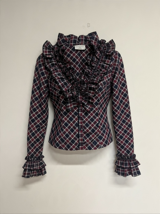 BNWT The Shirt Company Red and Navy Check Shirt