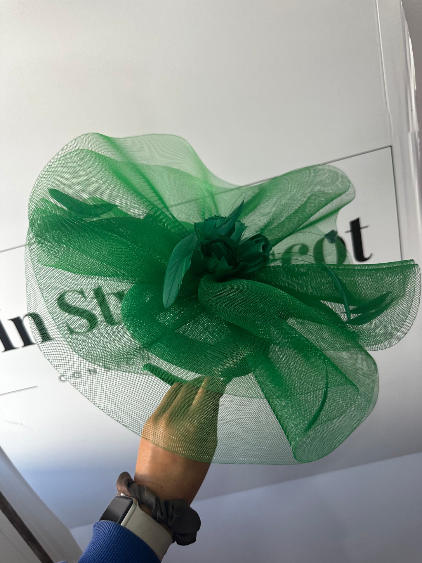 Green Snoxell & Gwyther Fascinator