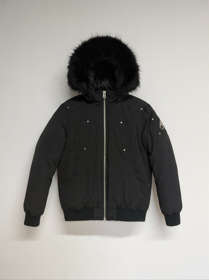 Preloved Moose Knuckle Winter Coat Age 14-16 Girls Black