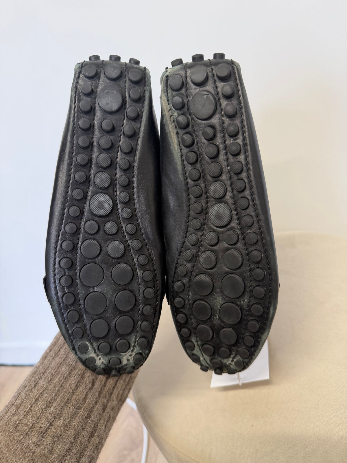 Preloved Louis Vuitton Loafers EU 38 - UK 5 Black