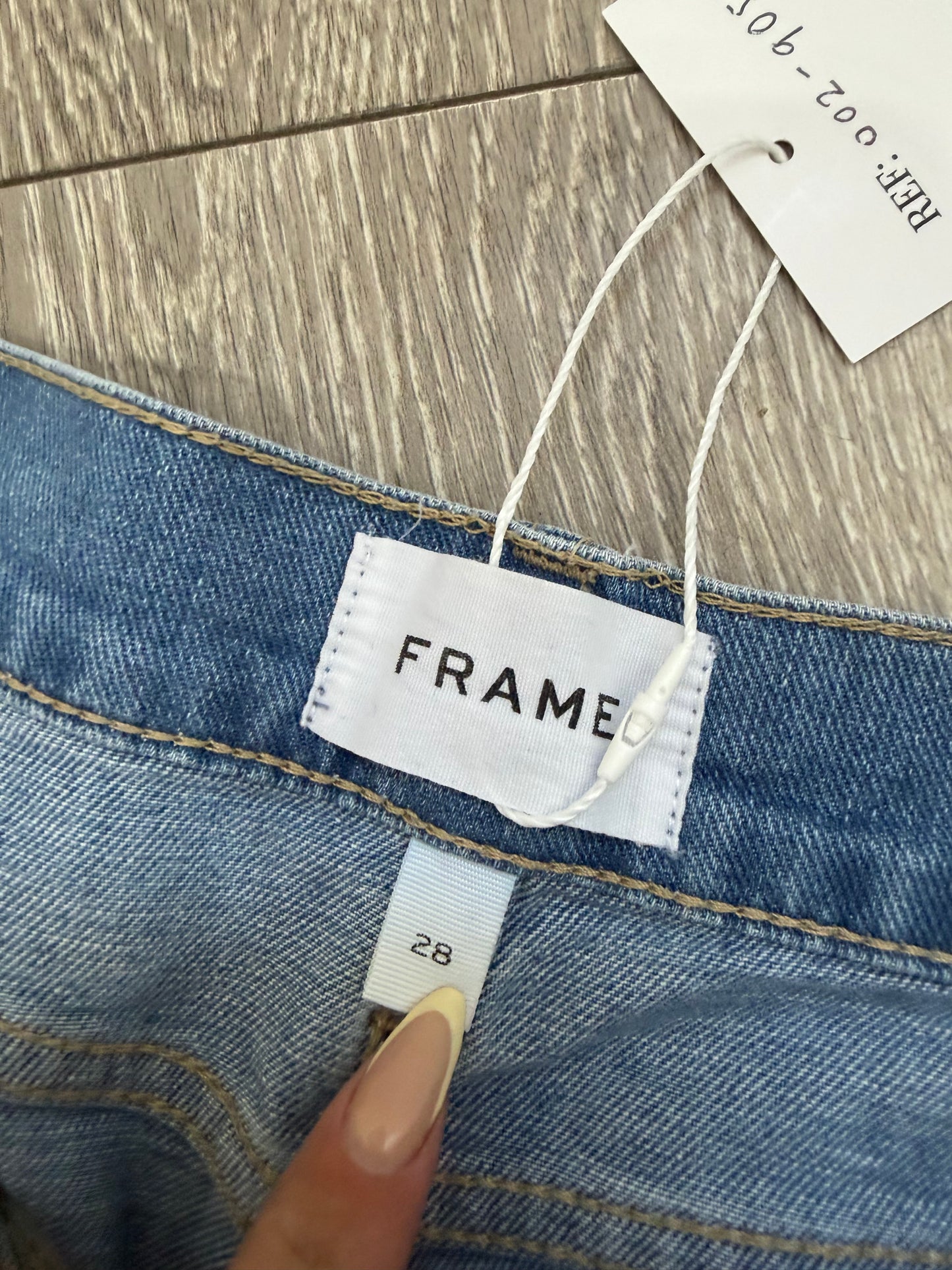 Preloved Blue Frame Jeans, 28