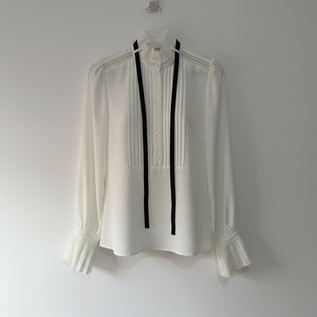 Preloved, BNWT White Holland Cooper Blouse Shirt, Size 6 (6-8)