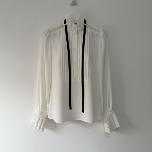 Preloved, BNWT White Holland Cooper Blouse Shirt, Size 6 (6-8)
