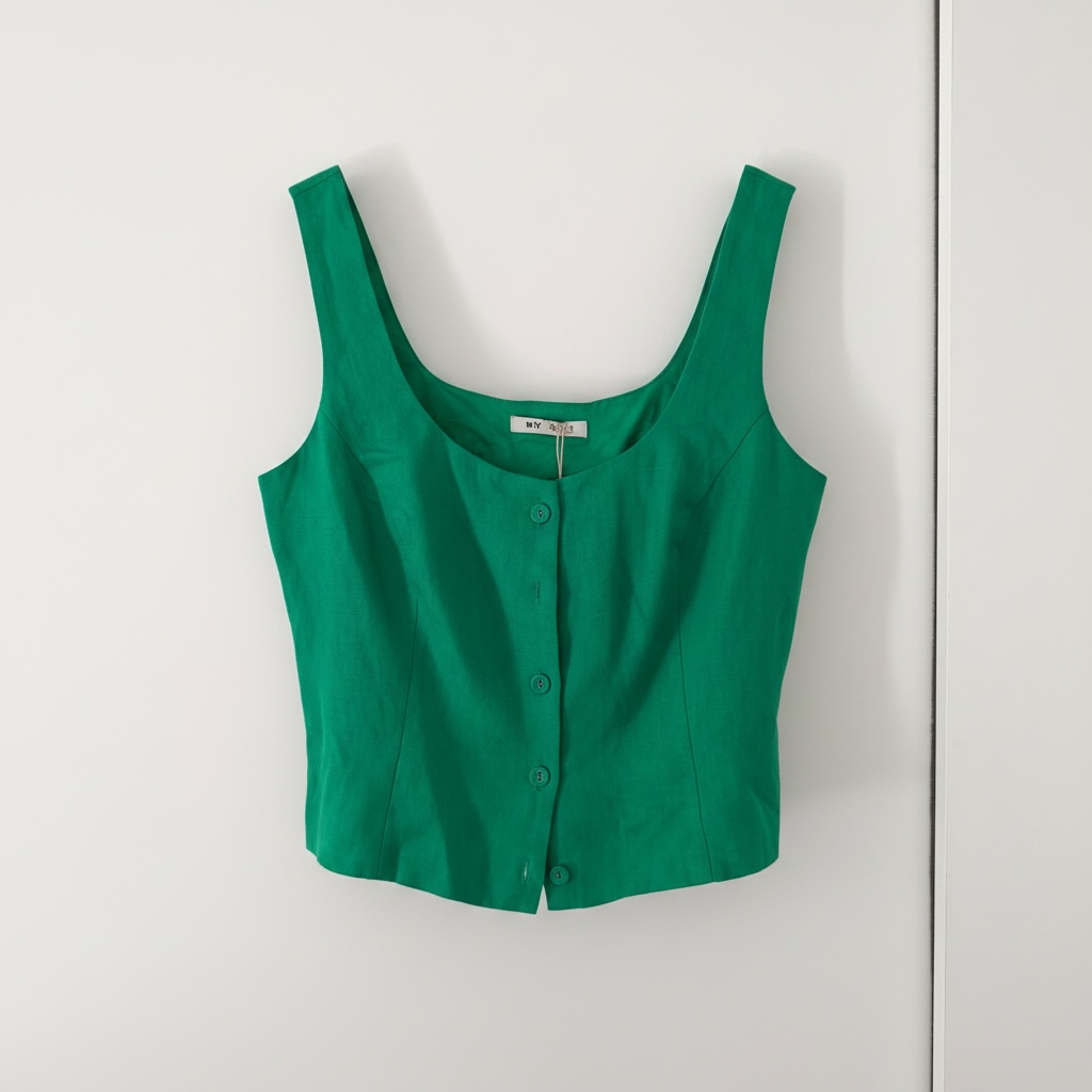 Pre-Loved Green Boden Top, 18, BNWT