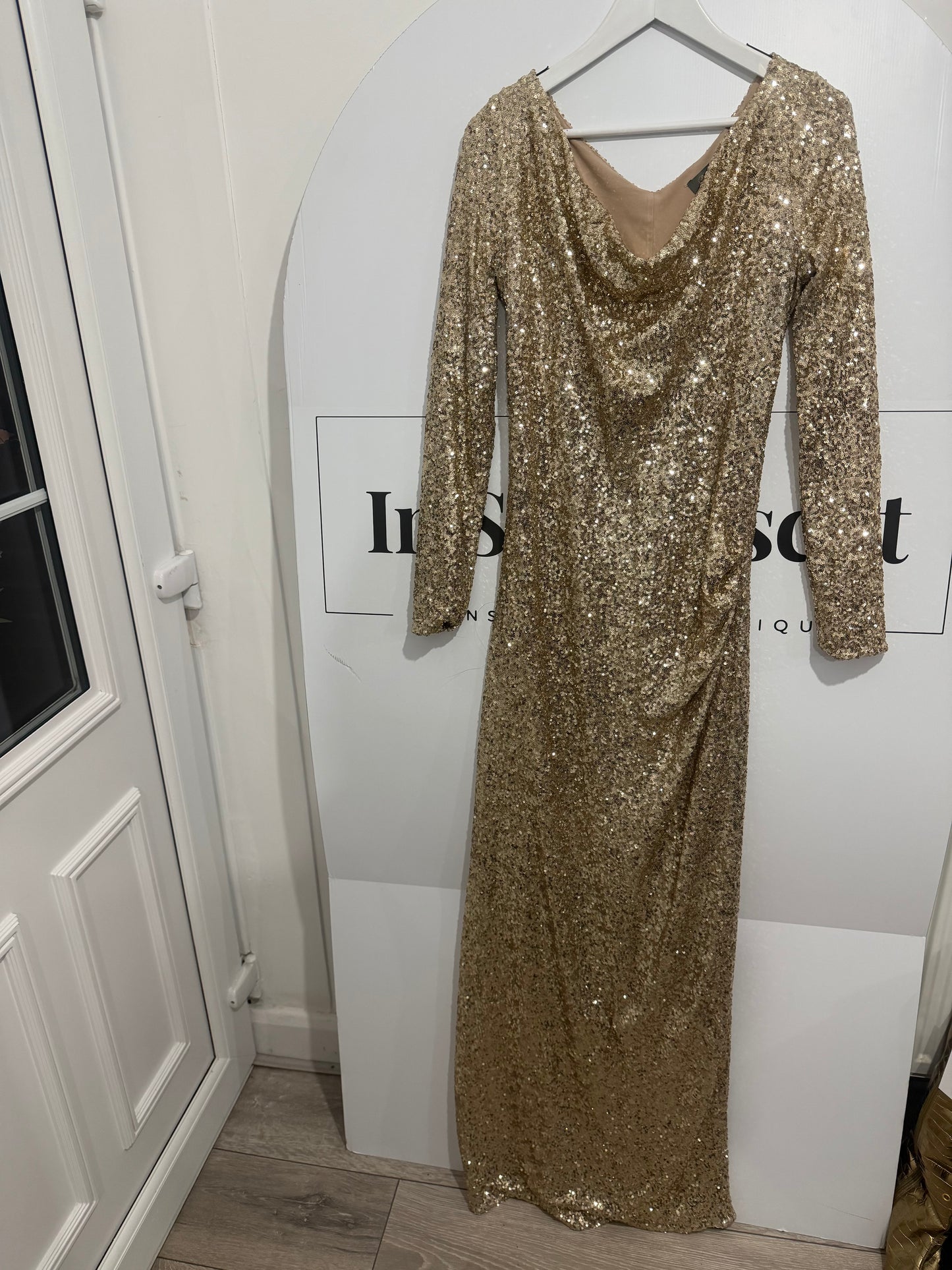 Gold Bombshell London Ballgown, Size 14
