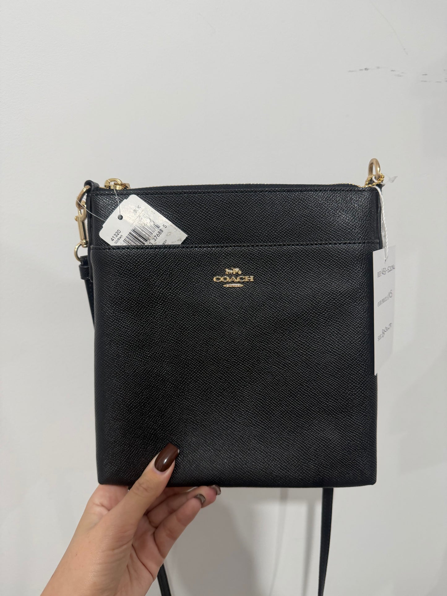 Black, Brand New Coach Crossbody Bag