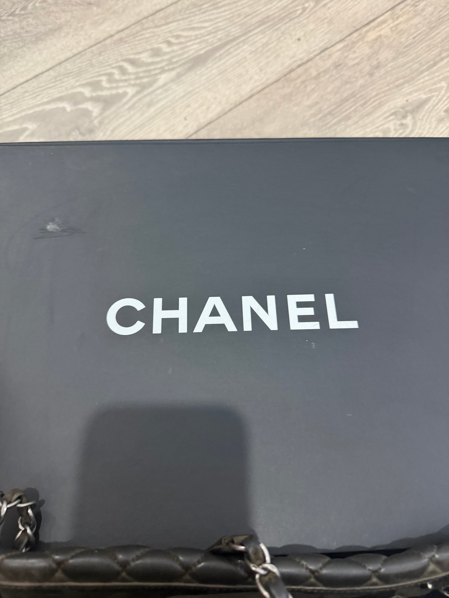 Olive Chanel Tote Shopper, Small