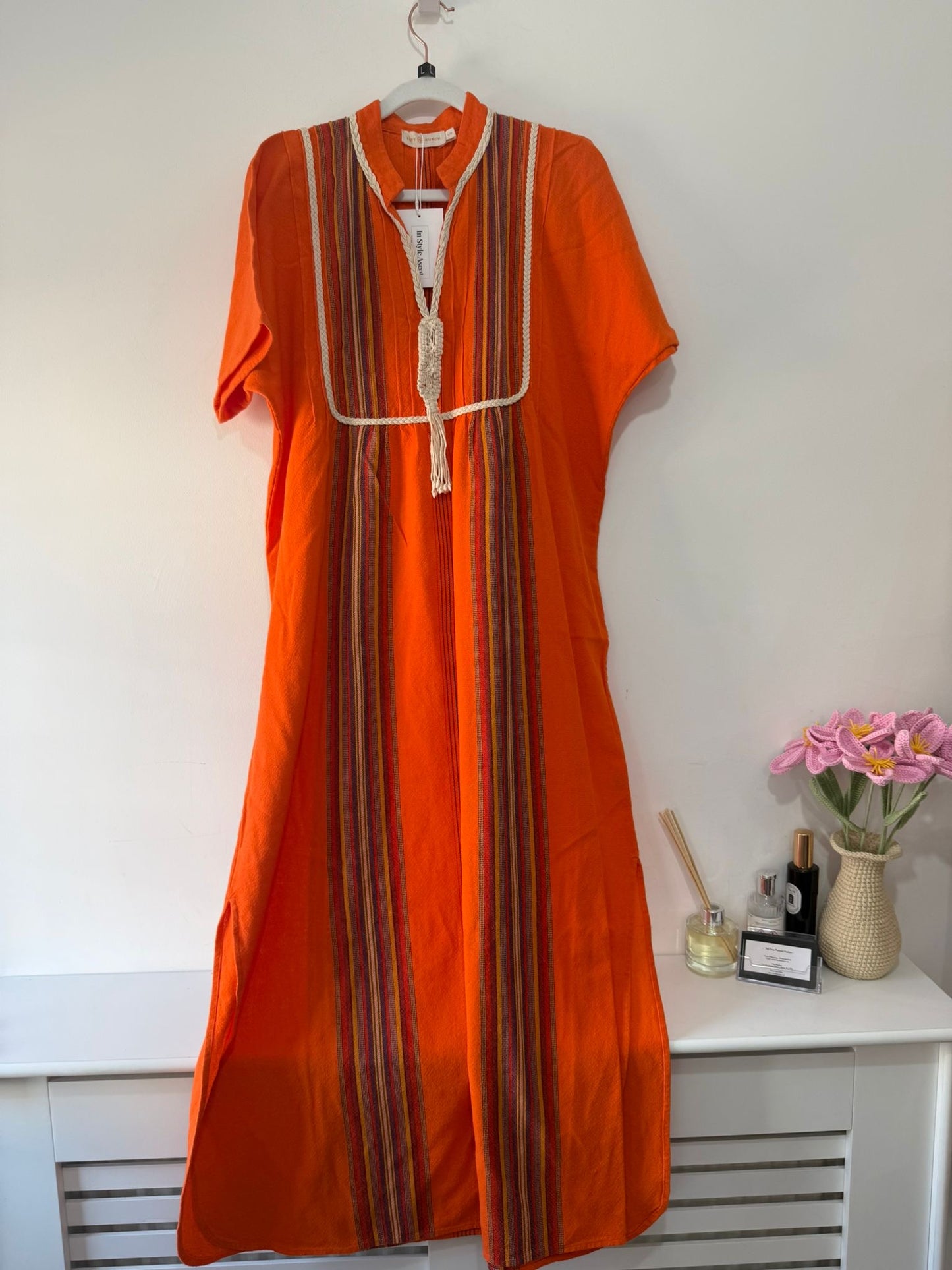 Preloved Orange Tory Burch Resort Dress, Size Large