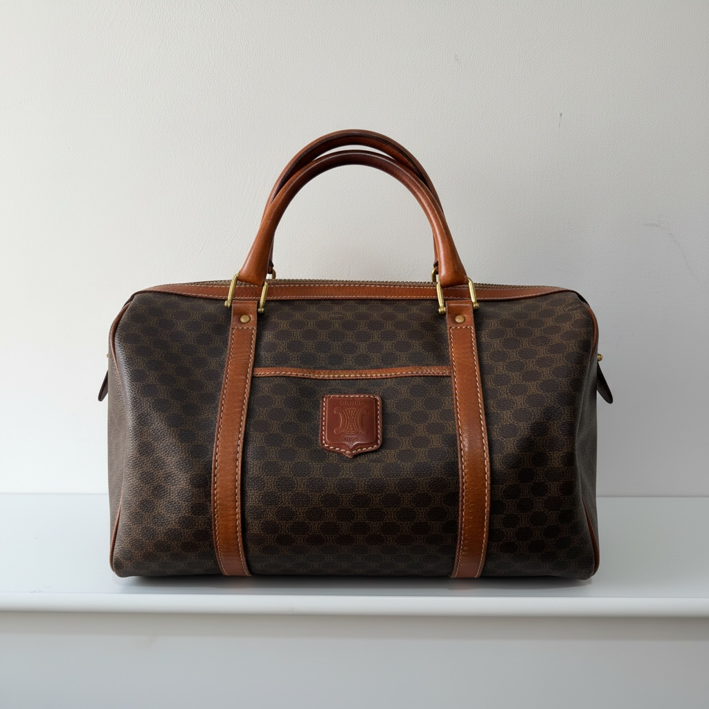Preloved Monogram Celine Mini Boston Bag