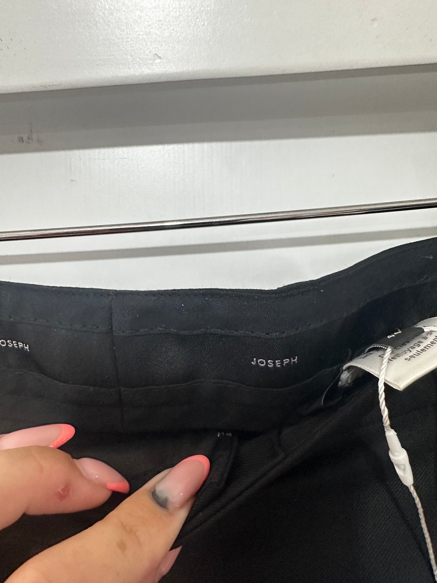 Black Joseph Trousers, Size 14