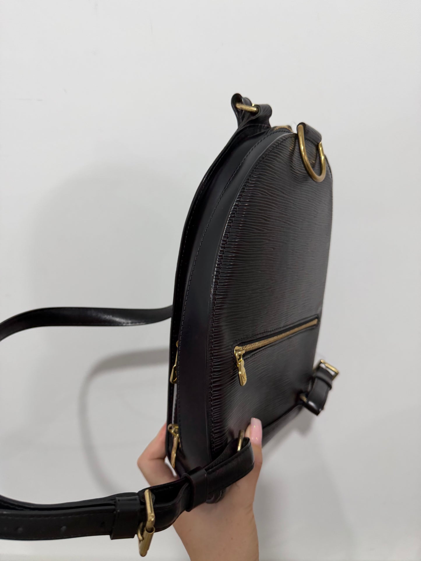 Epi Mabillon Backpack in Black Louis Vuitton Backpack
