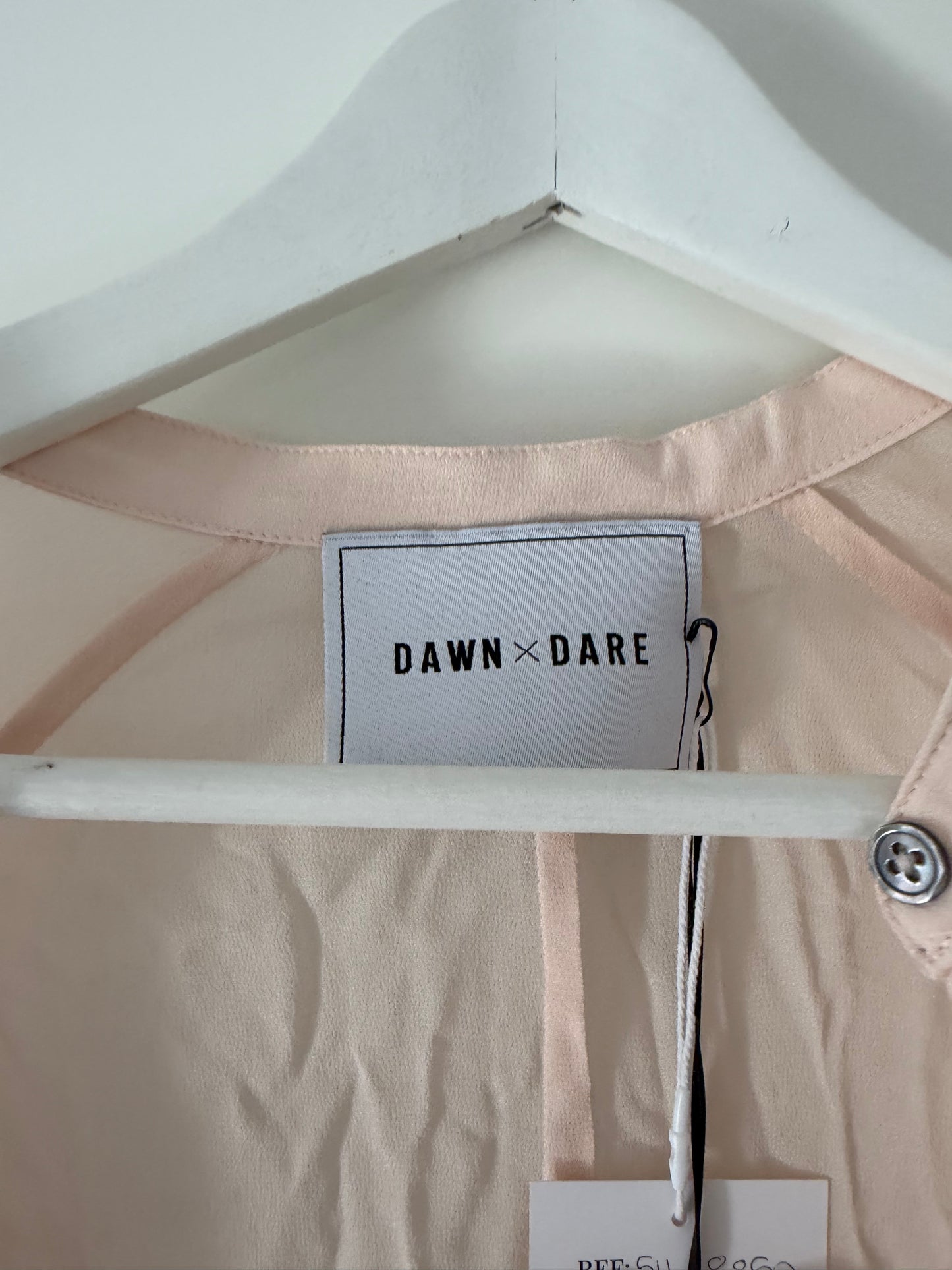 Pre-loved Nude BNWT Dawn & Dare Blouse, 12