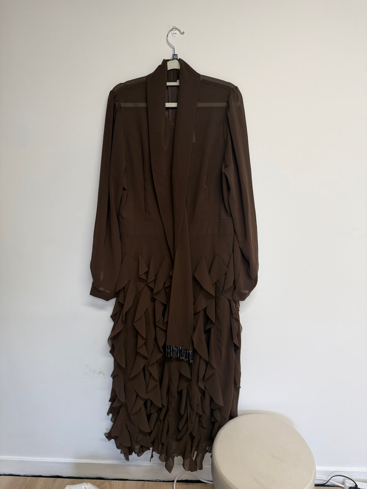 Preloved Miamara Dress Size XL Brown