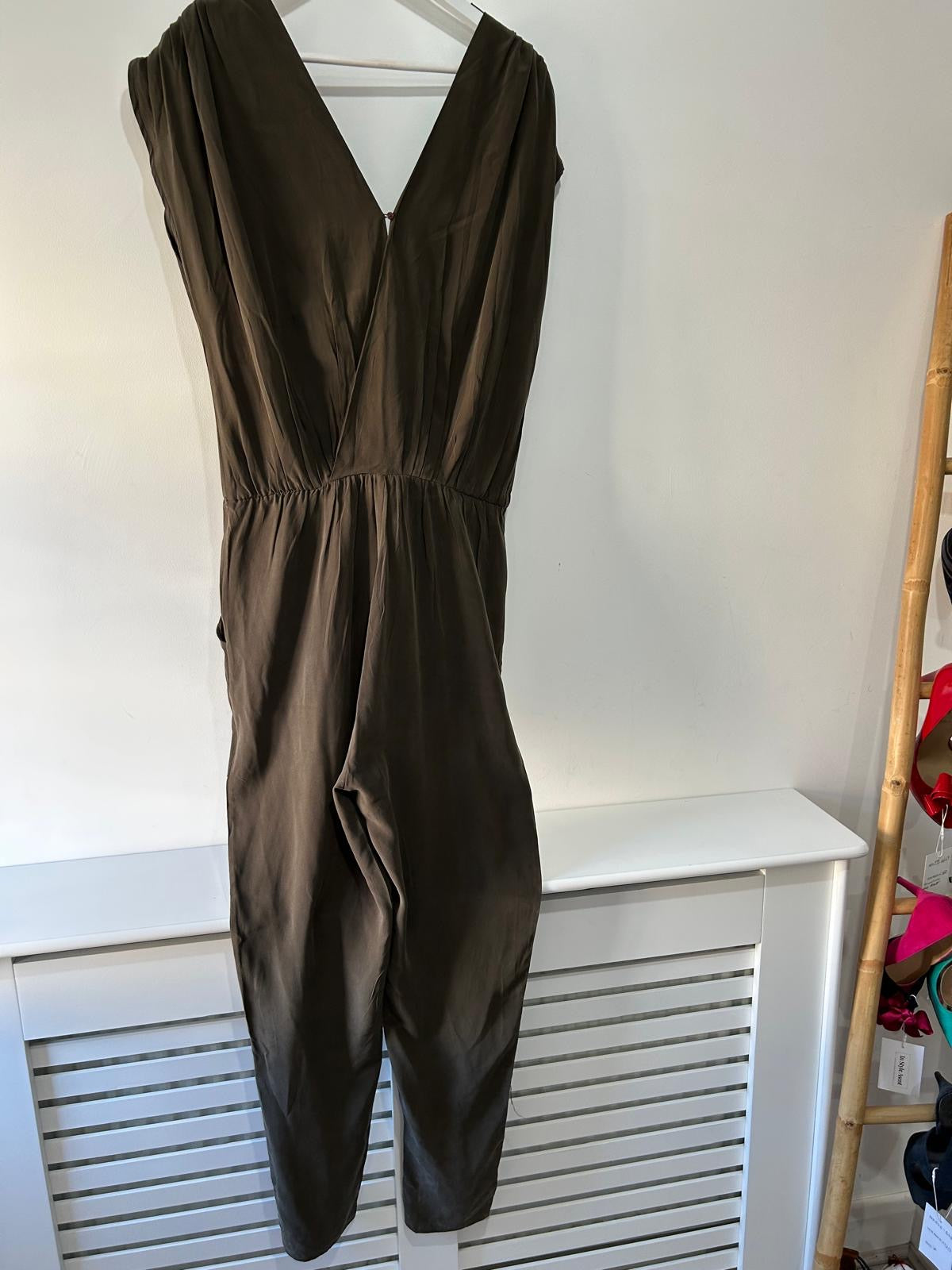 Pre-owned, Khaki Malene Birger Jumpsuit, Size 8