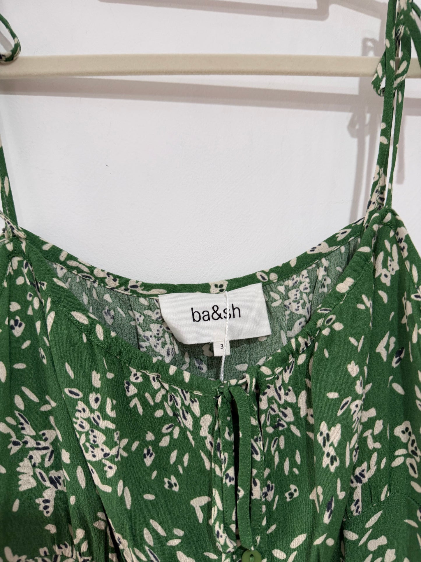 Preloved Green Ba&sh Dress, Size 3 (UK 10-12)