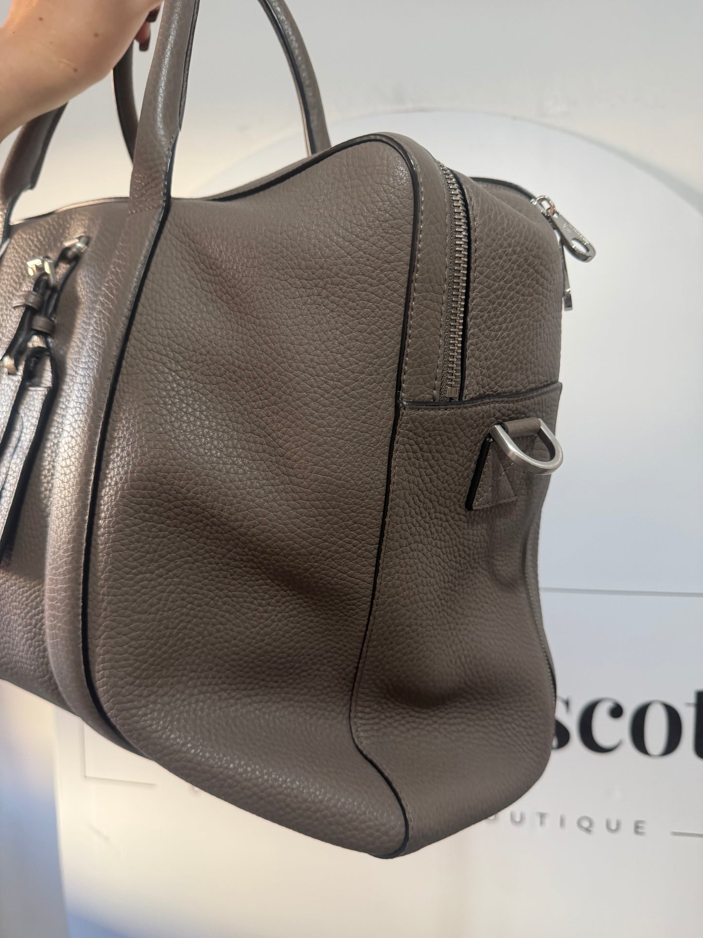 Grey Mulberry Weekender, Travel Bag